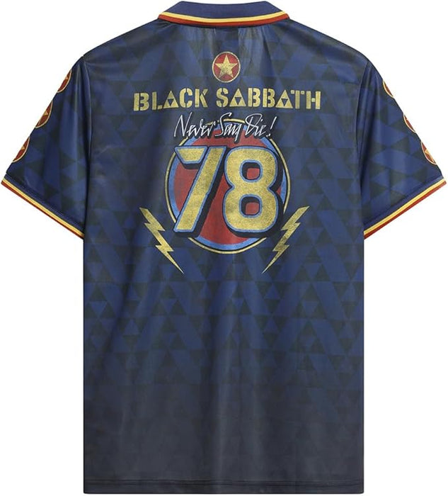 Black Sabbath Never Say Die Football Jersey Small T-Shirt