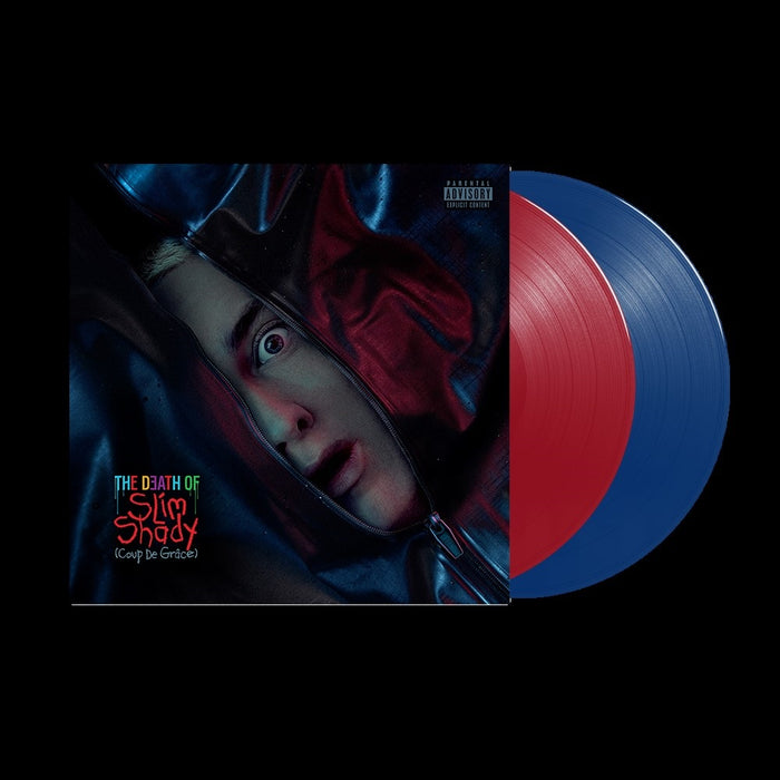 Eminem The Death of Slim Shady (Coup De Grace) Vinyl LP Red & Blue Opaque Colour 2024