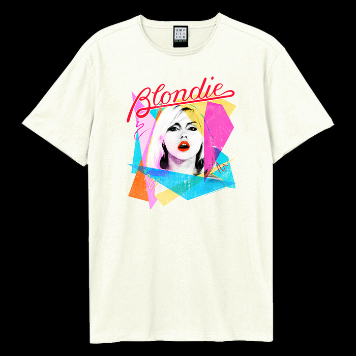 Blondie Ahoy 80s Amplified Vintage White Small Unisex T-Shirt