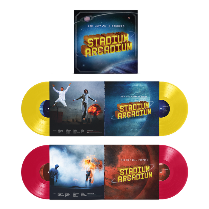 The Red Hot Chili Peppers Stadium Arcadium Vinyl LP Canary Yellow & Apple Red Colour Due Out 02/10/26
