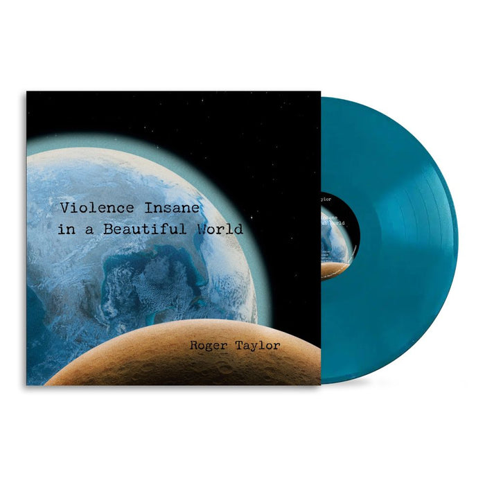 Roger Taylor Violence Insane In A Beautiful World Vinyl LP Earth Blue Colour Due Out 18/09/26