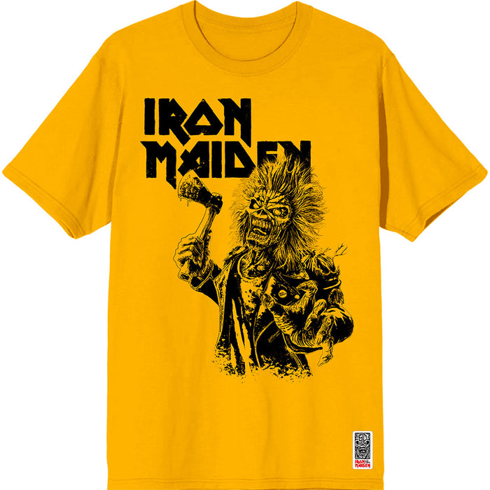 Iron Maiden Est. 1975 Yellow Small T-Shirt