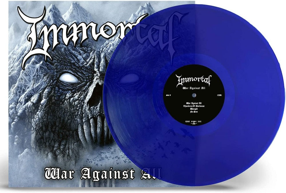 Immortal War Against All Vinyl LP Blue Transparent 2023