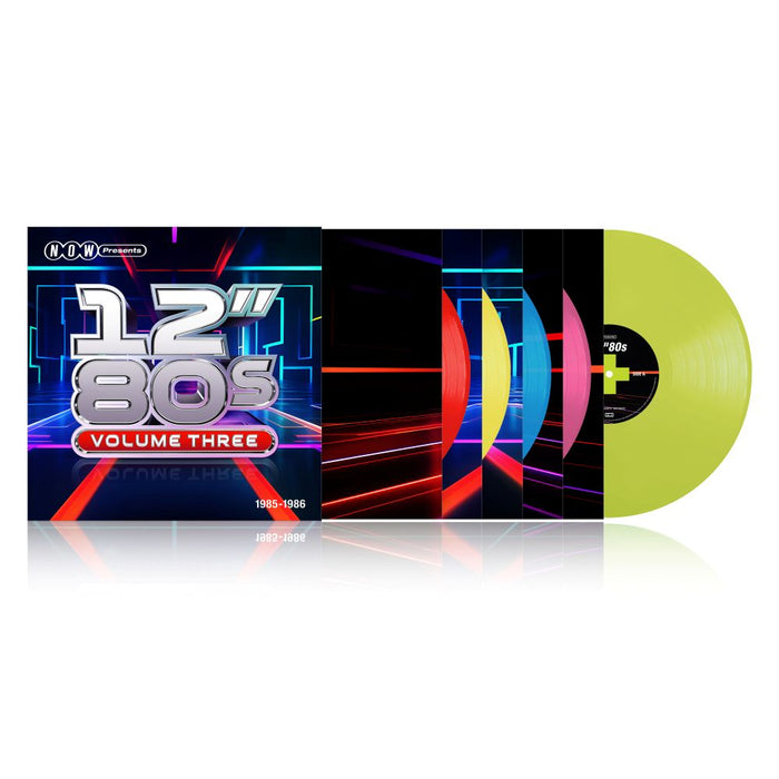 NOW Presents… 12” 80s: Volume Three: 1985-1986 Vinyl LP Box Set Red/Yellow/Blue/Pink/Green Colour Due Out 17/07/26