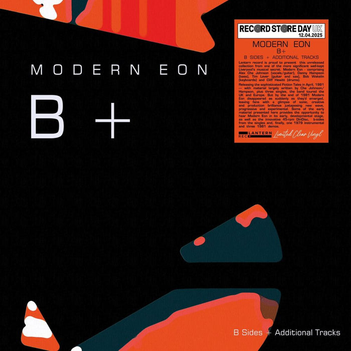 Modern Eon B+ B Sides + Additional Tracks Vinyl LP Clear Colour RSD 2025