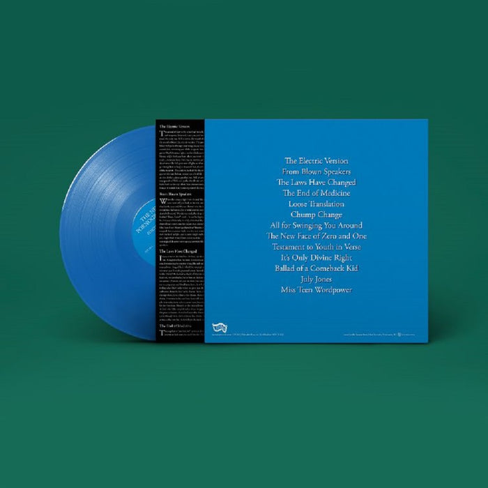 The New Pornographers Electric Version Vinyl LP Opaque Blue Colour 2023