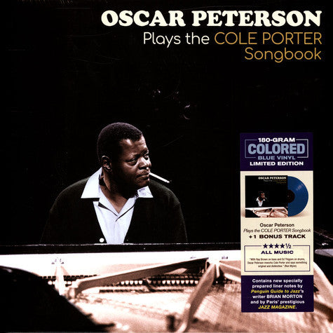 Oscar Peterson Plays The Cole Porter Songbook Vinyl LP Blue Colour 2022