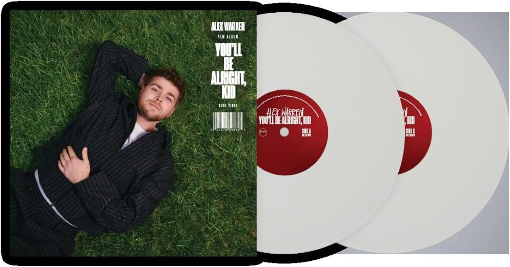 Alex Warren You'll Be Alright, Kid Vinyl LP Grey Colour 2025