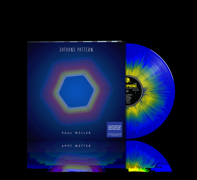 Paul Weller Saturns Pattern Vinyl LP Blue & Yellow Splatter Colour NAD 2026 Due Out 17/10/26