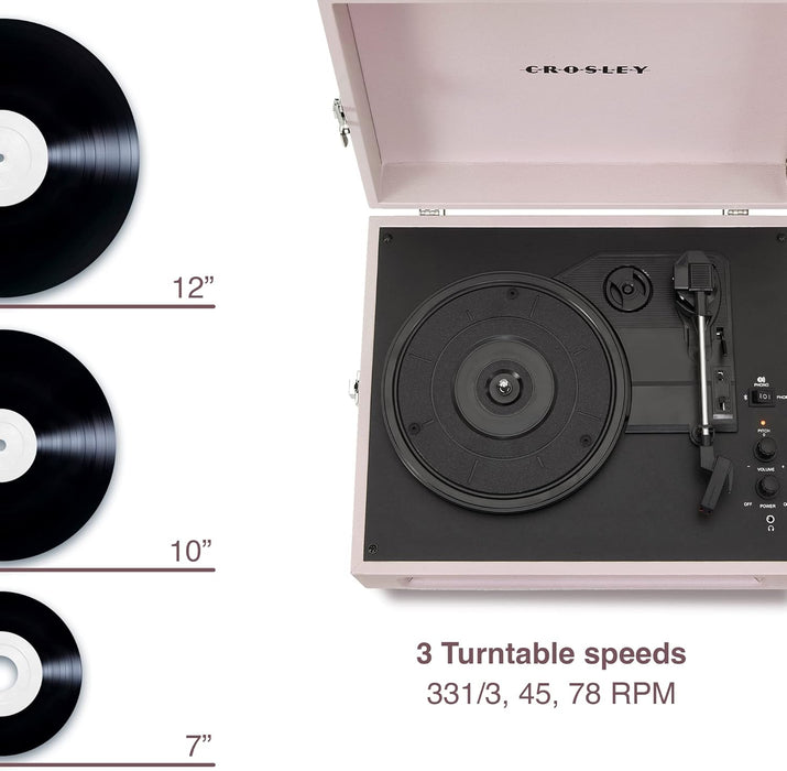 Crosley Voyager Portable Amethyst Turntable