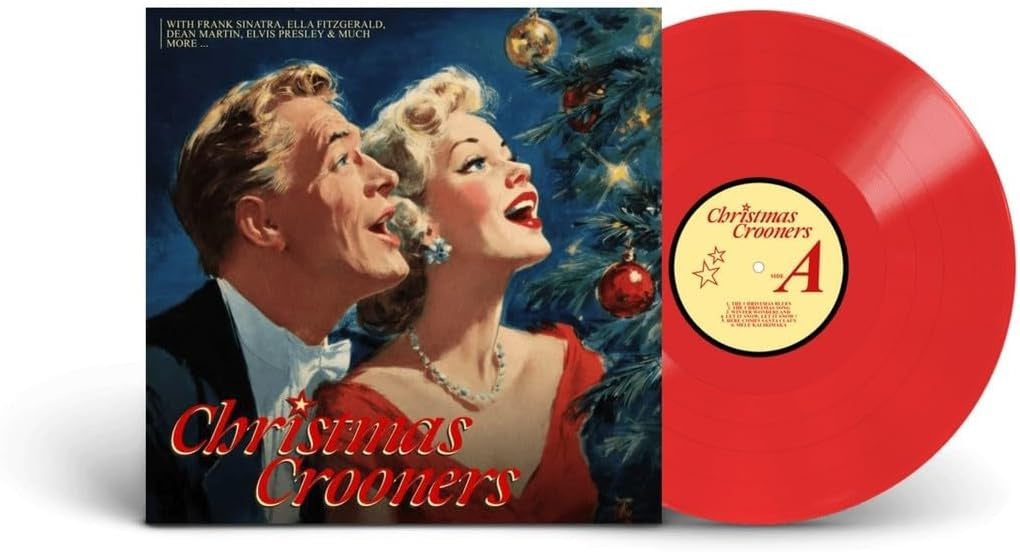 Various Artists CHRISTMAS CROONERS Vinyl LP Transparent Red Colour Due Out 09/10/26