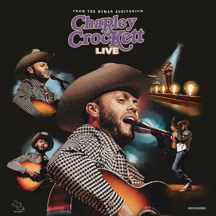 Charley Crockett Live from the Ryman Vinyl LP Stained Glass Colour 2023