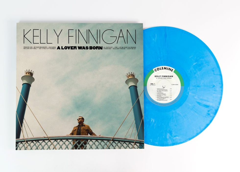 Kelly Finnigan A Lover Was Born Vinyl LP Cyan Blue Colour 2024