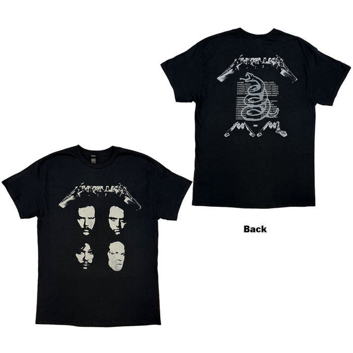 Metallica 4 Faces Black XX-Large T-Shirt