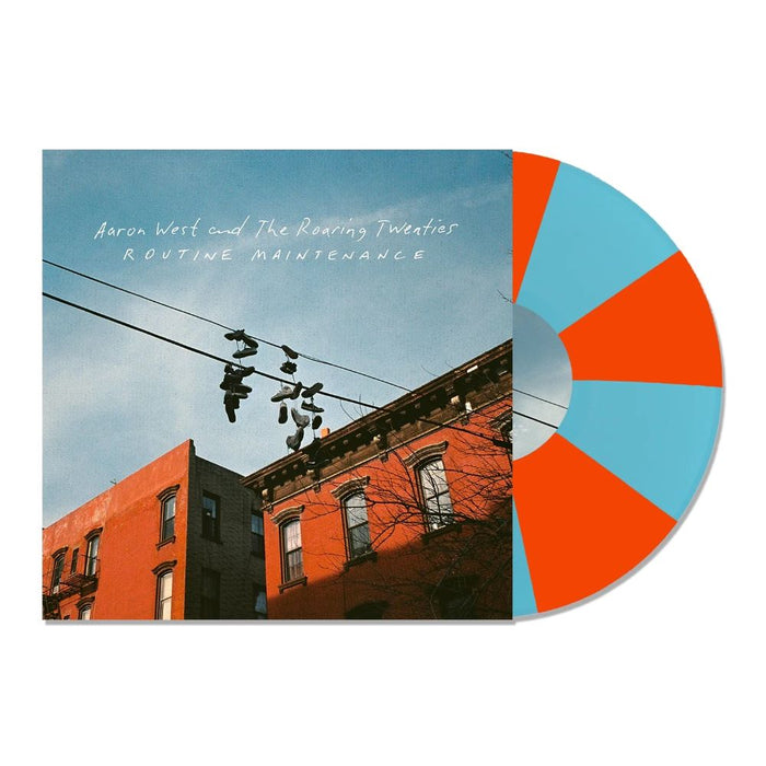 Aaron West and The Roaring Twenties Routine Maintenance Vinyl LP Blue & Orange Pinwheel Colour 2023