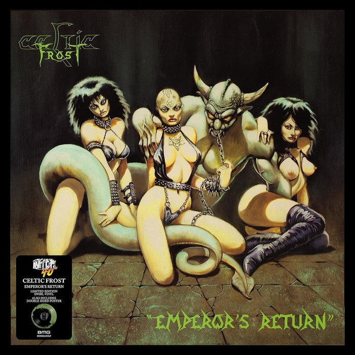 Celtic Frost Emperor's Return Vinyl LP Green & Black Swirl Colour 2023