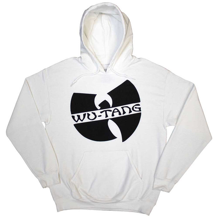 Wu-Tang Clan Slanted Logo Mono White Small Hoodie