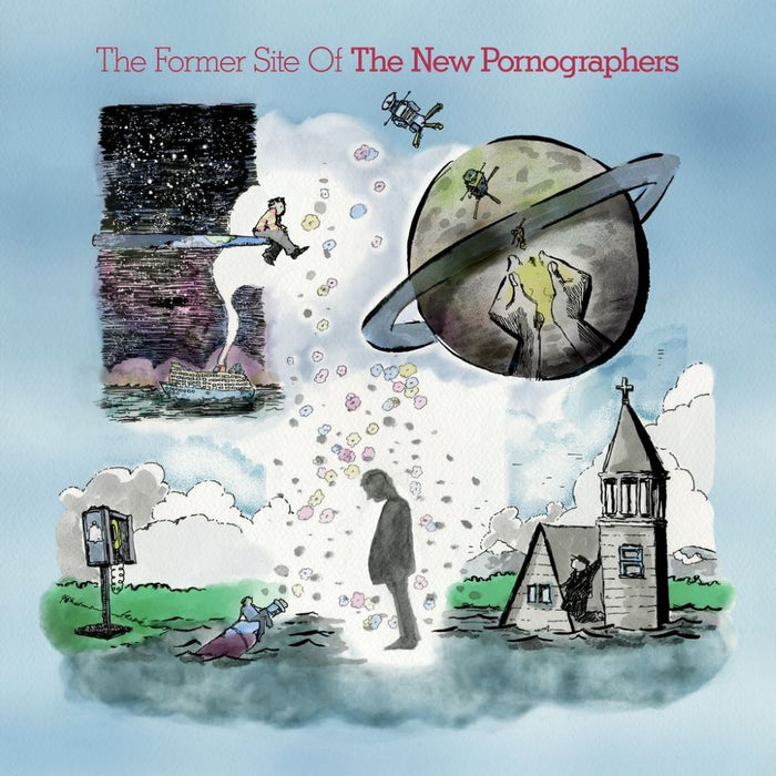 The New Pornographers The Former Site Of Vinyl LP Indies Orange & Red Marble Colour 2026