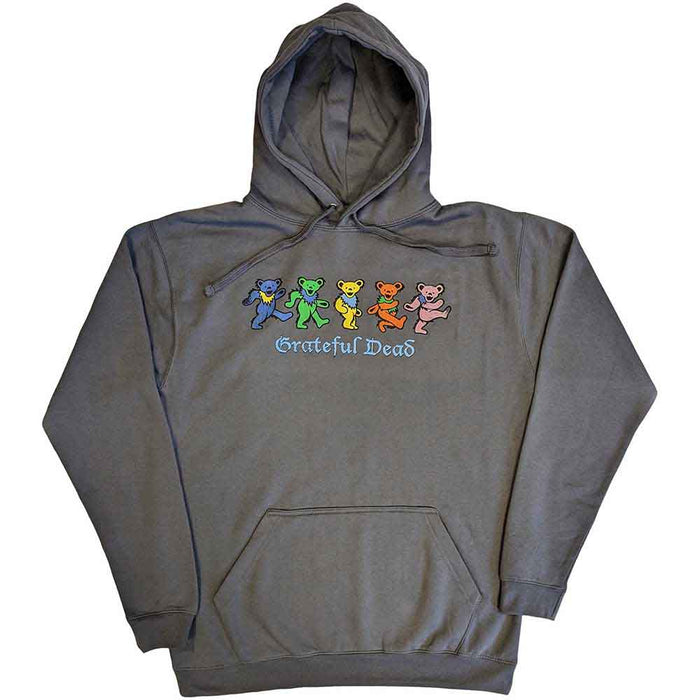 Grateful Dead Dancing Bears Grey X-Large Hoodie