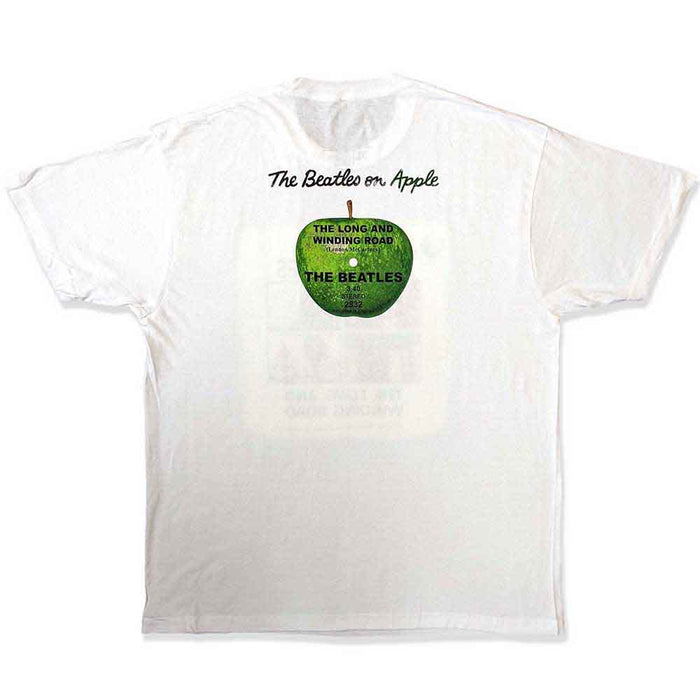 The Beatles Vintage Long & Winding Road White Small T-Shirt