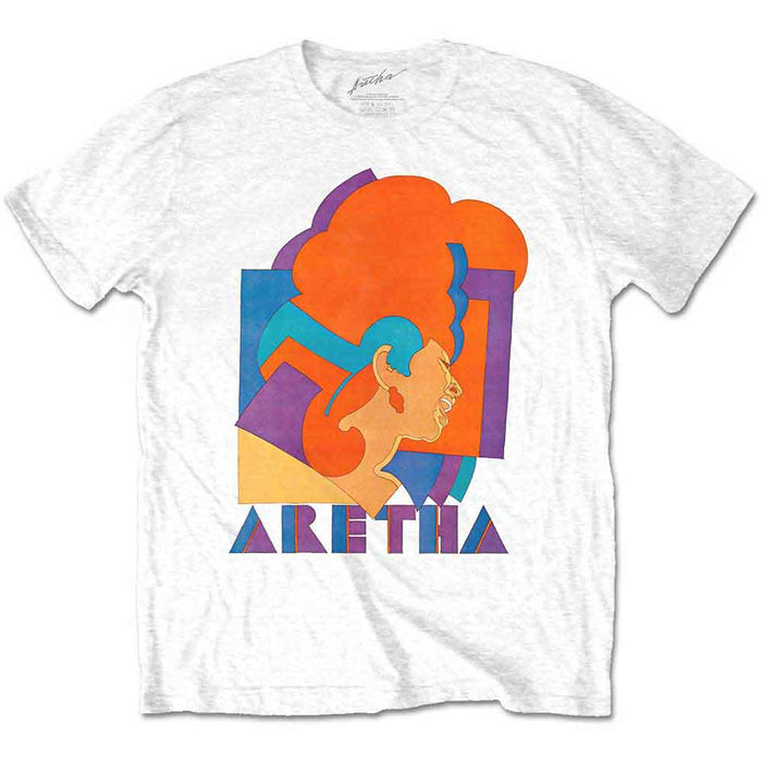 Aretha Franklin Milton Graphic White Large T-Shirt