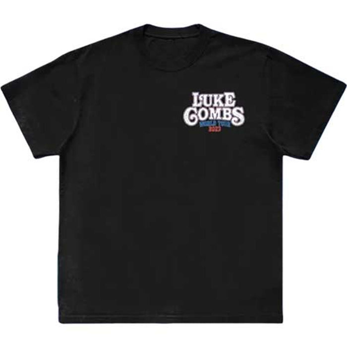 Luke Combs Tour '23 Skull Black Medium T-Shirt