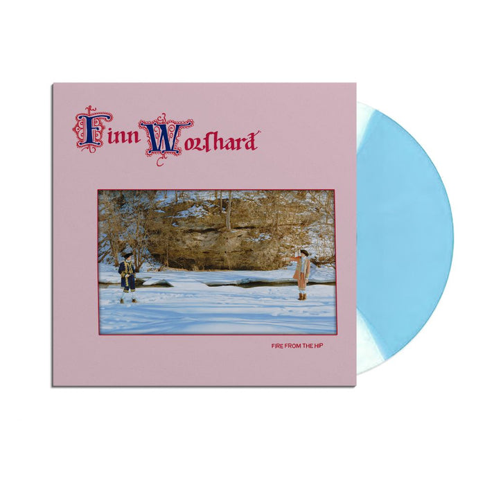 Finn Wolfhard Fire From The Hip Vinyl LP Indies Half Moon Baby Blue & White Colour Due Out 10/07/26