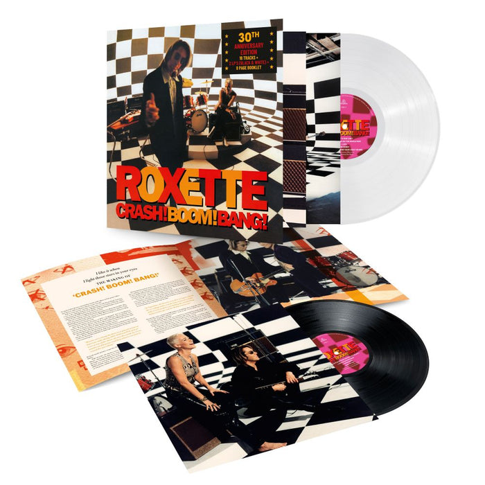 ROXETTE Crash! Boom! Bang! 30th Anniversary Vinyl LP Black & White Colour Due Out 06/12/24