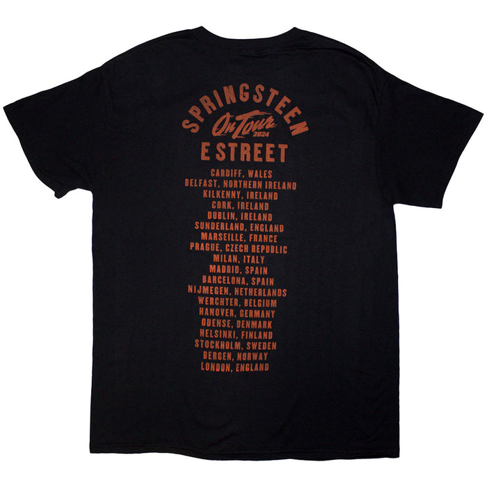 Bruce Springsteen Tour '24 E-Street Photo Black X-Large T-Shirt