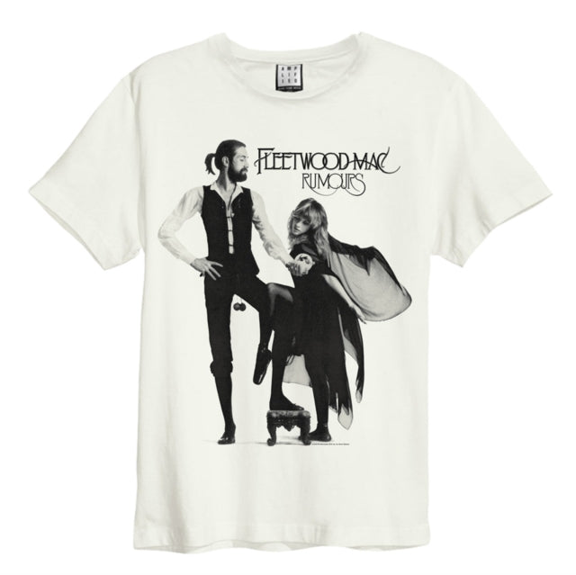 Fleetwood Mac Rumours Amplified White Large Unisex T-Shirt