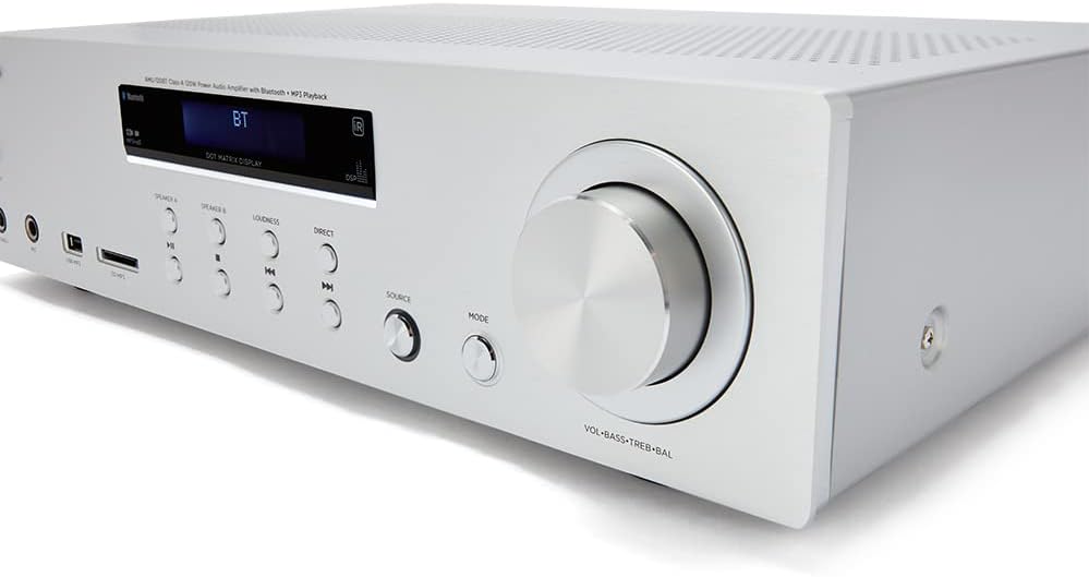 Aiwa AMU-120BTBK Silver Amplifier