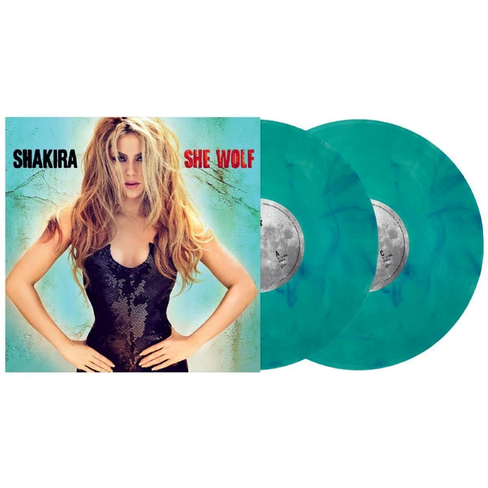 Shakira She Wolf Vinyl LP 2024 Sea Glass Colour  2024