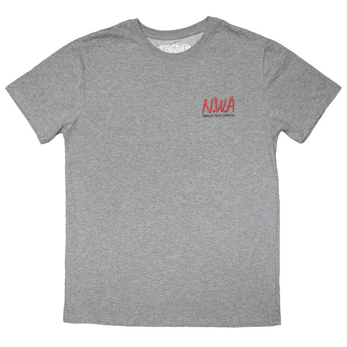 N.W.A Mini Logo Grey Large T-Shirt