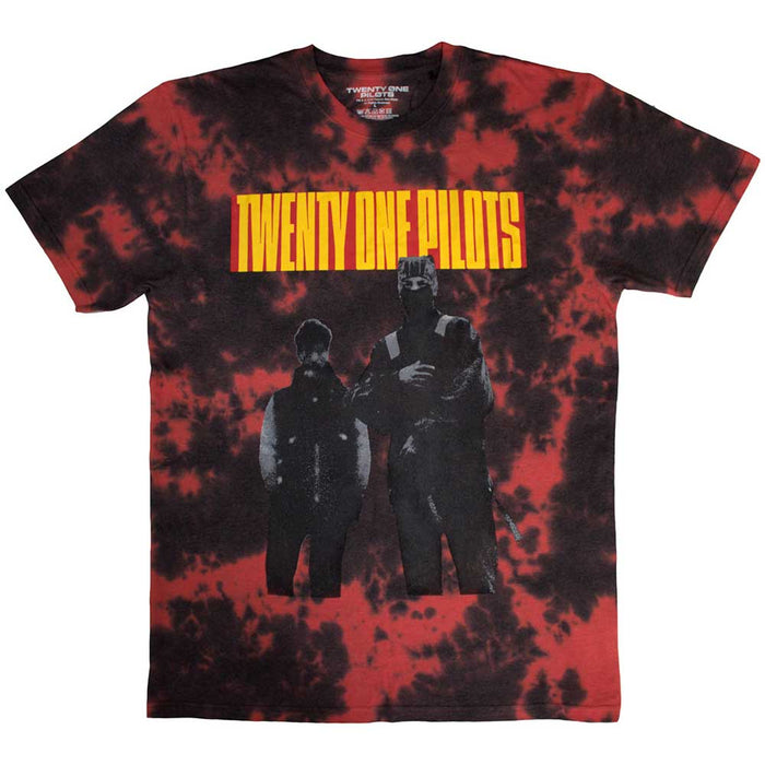 Twenty One Pilots Standing Bar Wash Red Large T-Shirt