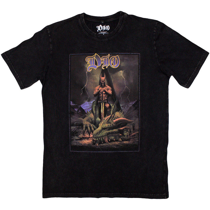 Dio Killing The Dragon Stone Wash Black Medium T-Shirt