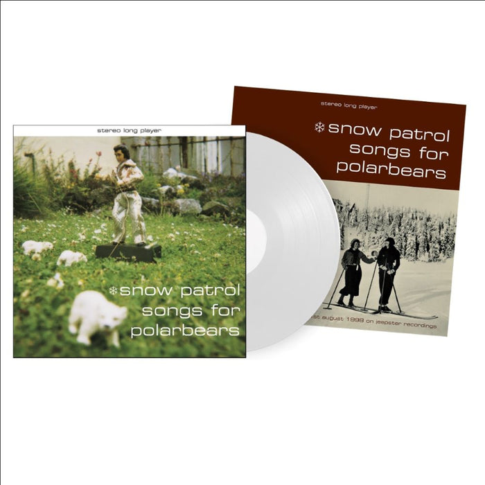 Snow Patrol Songs for Polarbears Vinyl LP 25th Anniversary Arctic Pearl White Colour 2023