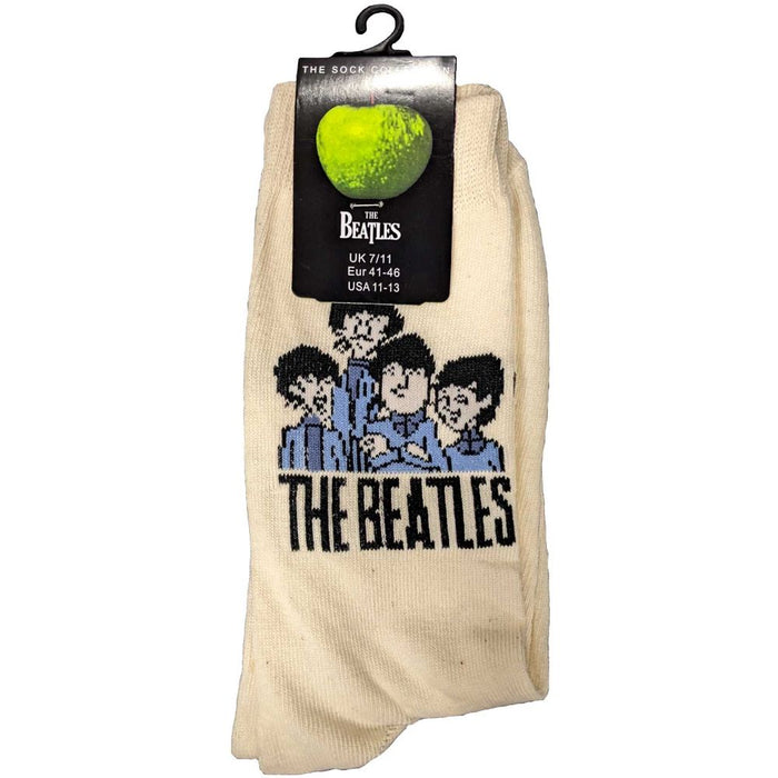 The Beatles Unisex Ankle Socks: Cartoon Group (Uk Size 7 - 11)