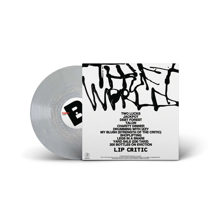 Lip Critic Theft World Vinyl LP Silver Metallic Colour Due Out 01/05/26