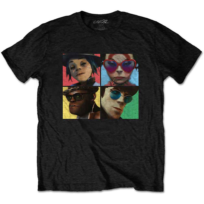 Gorillaz Humanz Black Small T-Shirt