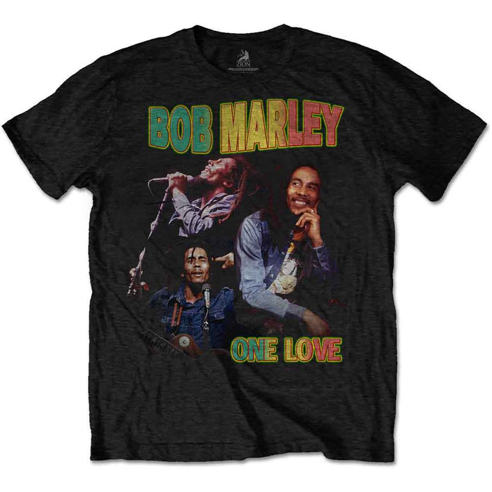 Bob Marley One Love Homage Black Large T-Shirt