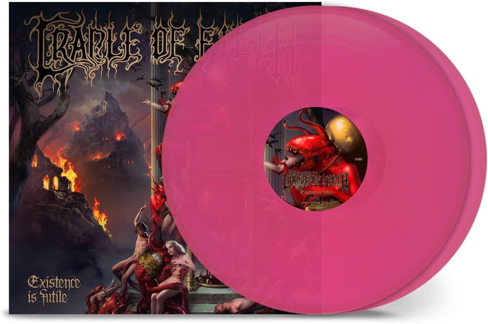 Cradle Of Filth Existence Is Futile Vinyl LP Magenta Colour 2025