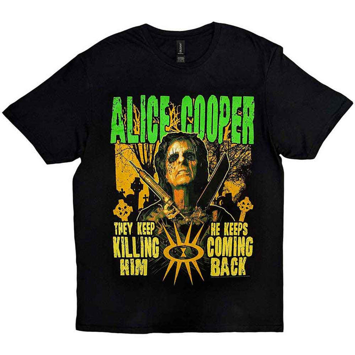 Alice Cooper Graveyard Black Small T-Shirt