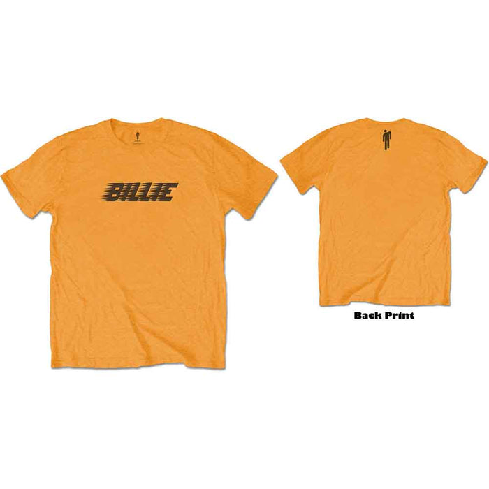 Billie Eilish Racer Logo & Blohsh Orange Large T-Shirt