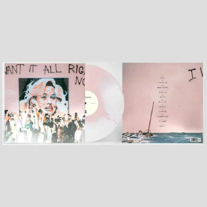 Grouplove I Want It All Right Now Vinyl LP Indies Baby Pink & White Colour 2023