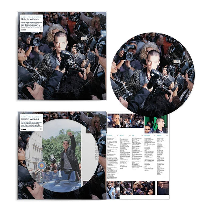 Robbie Williams Life Thru A Lens Vinyl LP Picture Disc 2022