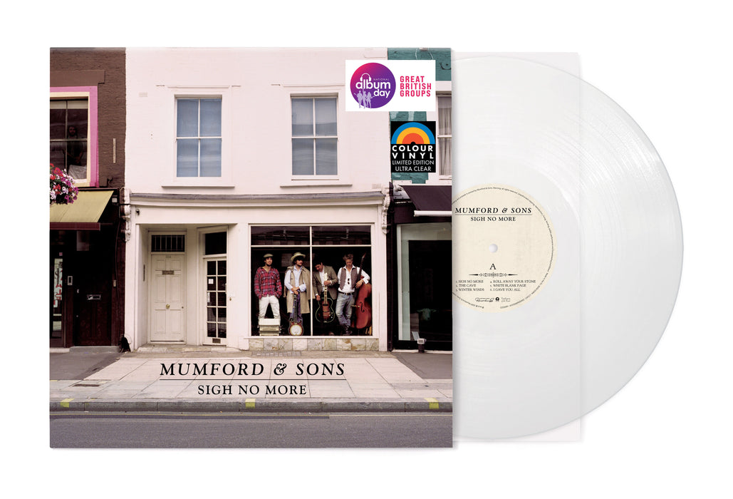 Mumford & Sons Sigh No More Vinyl LP Clear Colour National Album Day 2024