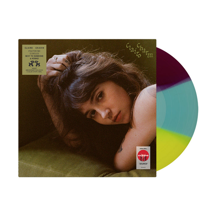 Clairo Charm Anniversary Edition Vinyl LP 3 Colour Striped Yellow, Blue & Purple Colour 2025