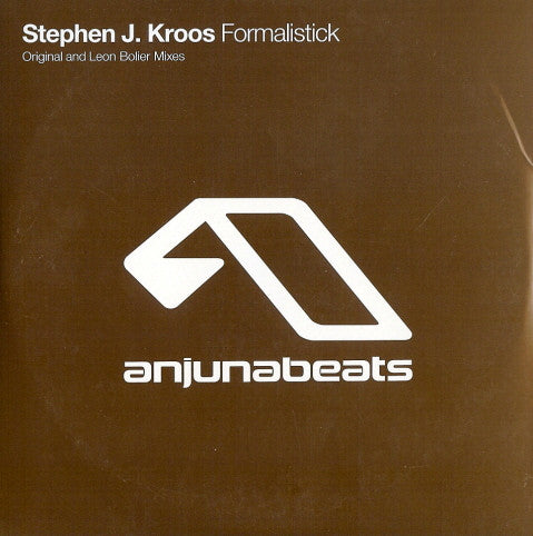 Stephen J Kroos Formalistick 12" Vinyl Single 2009