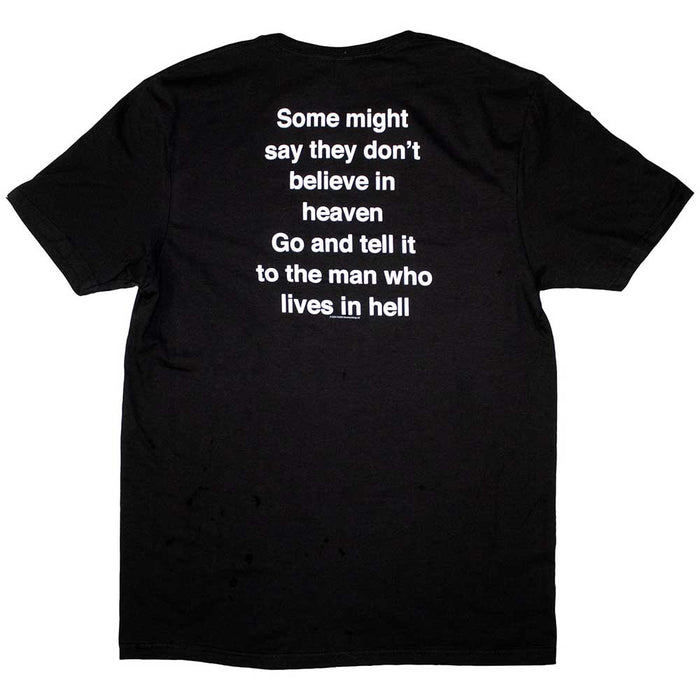 Oasis Some Might Say Lyric Black Small T-Shirt