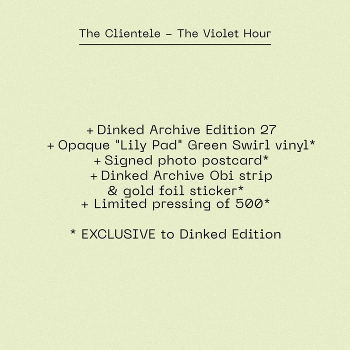 The Clientele The Violet Hour Vinyl LP Dinked Edition #369 Due Out 07/11/25
